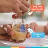 image:imageNuby 2in1 Hot Safe Feeding Spoons  4Pack Baby Spoons for Safe Feeding  4 Months