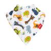 image:imageNuby 2pk Dribble Catcher Bandana bibs Super Absorbent Drool Bib with Soft Comfort Neckline NeutralNeutral