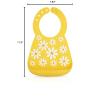 image:imageNuby 3D Soft Silicone Baby Bib with Scoop  Silicone Bib for Toddlers and Babies 6 Months  Suspenders and Bow TieDaisy