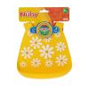 image:imageNuby 3D Soft Silicone Baby Bib with Scoop  Silicone Bib for Toddlers and Babies 6 Months  Suspenders and Bow TieDaisy