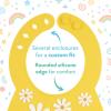 image:imageNuby 3D Soft Silicone Baby Bib with Scoop  Silicone Bib for Toddlers and Babies 6 Months  Suspenders and Bow TieDaisy