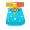 image:imageNuby 3D Soft Silicone Baby Bib with Scoop  Silicone Bib for Toddlers and Babies 6 Months  Suspenders and Bow TieStars