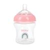 image:imageNuby 3Pack Infant Feeding Bottles with Slow Flow Breast Size Silicone Nipple 0 Months 6oz 3 Pack Set Delicate Star Rainbow Butterfly Prints