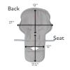 image:imageNuby Baby High Chair Cover  Protects from Spills and Crumbs  Water Resistant for Easy Cleanup  Brush Strokes PrintArrow Print