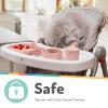 image:imageNuby Baby High Chair Cover  Protects from Spills and Crumbs  Water Resistant for Easy Cleanup  Brush Strokes PrintArrow Print