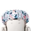 image:imageNuby Baby High Chair Cover  Protects from Spills and Crumbs  Water Resistant for Easy Cleanup  Brush Strokes PrintFloral Print
