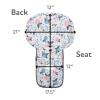 image:imageNuby Baby High Chair Cover  Protects from Spills and Crumbs  Water Resistant for Easy Cleanup  Brush Strokes PrintFloral Print