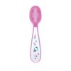 image:imageNuby Babys First Spoons Set  3Pack Feeding Utensils for Babies  6 Months  BubblesPink  Aqua  Purple with Hearts