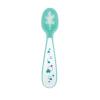 image:imageNuby Babys First Spoons Set  3Pack Feeding Utensils for Babies  6 Months  BubblesPink  Aqua  Purple with Hearts