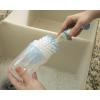 image:imageNuby Easy Clean Dispensing Soft and Durable Bristle Bottle Brush with Textured Handles and Suction Base 2 in 1 System GreenGreen