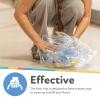 image:imageNuby High Chair Waterproof Floor Mat  50 Clear Circle Kitchen Mat  Protects Floor from Spills and MessesSquare
