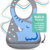 image:imageNuby On The Go Silicone 3D Bib with Scoop to Catch MessElephant