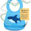 image:imageNuby On The Go Silicone 3D Bib with Scoop to Catch MessShark