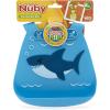 image:imageNuby On The Go Silicone 3D Bib with Scoop to Catch MessShark