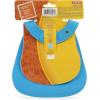 image:imageNuby On The Go Silicone 3D Bib with Scoop to Catch MessShark