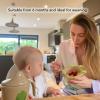 image:imageNuby Rice Husk Baby Bowl  100 Compostable and Biodegradable EcoFriendly Toddler Feeding Bowl NonToxic 6 Months  Earth Friendly TablewareRegular