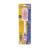 image:imageNuby Soft NonScratch Silicone Bristle Bottle amp Nipple Brush with Looped Handle GrayPink