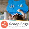 image:imageNuby Sure Grip Miracle Frog Mat with Food Pouch  Toddler Suction Plate  6 Months  AquaBlue
