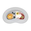 image:imageNuby Sure Grip Miracle Mat 2Section Plate  Toddler Suction Plate  6 Months  Gray