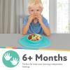 image:imageNuby Sure Grip Silicone Feeding Bowl  Toddler Suction Plate  6 Months  GreenGreen
