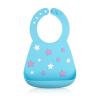 image:imageNuby 3D Soft Silicone Baby Bib with Scoop  Silicone Bib for Toddlers and Babies 6 Months  Suspenders and Bow TieStars