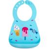 image:imageNuby On The Go Silicone 3D Bib with Scoop to Catch MessIce Cream