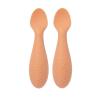 image:imageNuby Silicone Mini Spoons  2Pack BabyLed Weaning Spoons for Babies  4 Months  Orange