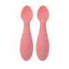 image:imageNuby Silicone Mini Spoons  2Pack BabyLed Weaning Spoons for Babies  4 Months  Pink