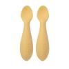 image:imageNuby Silicone Mini Spoons  2Pack BabyLed Weaning Spoons for Babies  4 Months  Yellow