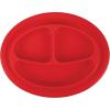 image:imageNuby Sure Grip Miracle Mat 2Section Toddler Plate  Suction Silicone Plate  6 Months  AquaRed