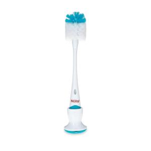 image:imageNuby 2 in 1 Bottle and Nipple Brush with Stand Blue