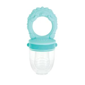 image:imageNuby Silicone Nibbler Feeder for Kids  Soft Baby Feeding and Teething Toy  10 Months  Coral DinoAqua Hedgehog