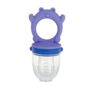 image:imageNuby Silicone Nibbler Feeder for Kids  Soft Baby Feeding and Teething Toy  10 Months  Coral DinoBlue Bear
