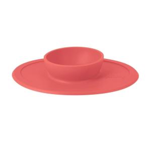 image:imageNuby Sure Grip Silicone Feeding Bowl  Toddler Suction Plate  6 Months  GreenCoral