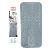 image:imageNuby Cushioned Bath Mat for Babies and Toddlers  NonSlip Shower and Bathtub Mat with Suction Cups  WhiteGray