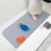 image:imageNuby Cushioned Bath Mat for Babies and Toddlers  NonSlip Shower and Bathtub Mat with Suction Cups  WhiteGray