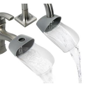 image:imageNuby 2in1 Faucet Extenders for Toddlers  2 Pack  Sink Extension for Bathroom or Kitchen  Helps Water Reach Kids for Handwashing