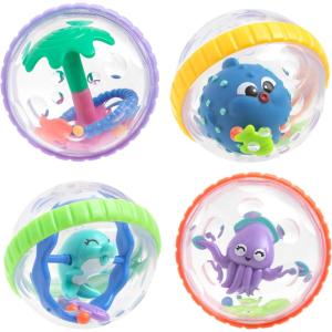 image:imageNuby Mesh Toy Caddy  Bath Toy Storage Organizer with Detachable Suction Hanger  Handle for Easy Scooping  Durable QuickDry MeshBubbly Buds