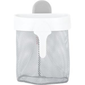 image:imageNuby Mesh Toy Caddy  Bath Toy Storage Organizer with Detachable Suction Hanger  Handle for Easy Scooping  Durable QuickDry MeshMesh Toy Caddy