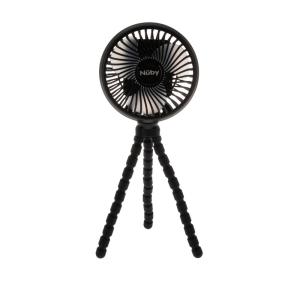 image:imageNuby Stroller Fan with Adjustable Legs  3Speed Portable Fan for Car Seats and Play Yards  Stroller Accessories  Summer Travel Essentials  BlackBlack
