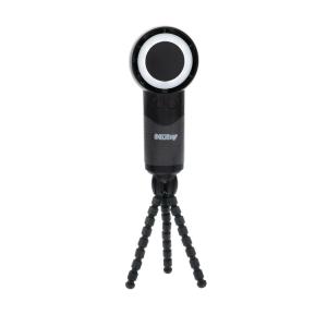 image:imageNuby Turbo Stroller Fan USBC Rechargeable Baby Fan with Flexible Tripod Legs 5 Speeds amp 3 LED Lights Portable Adjustable for Strollers Car Seats amp OntheGo Cooling BlackWhite