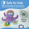 image:imageNuby Floating Octopus with 3 Hoopla Rings  Baby amp Toddler Bath Toy  No Hole Design Keeps Moisture Out  Fine Motor Skills  18 Months  Great Baby Pool ToysFloating Octopus with Hoopla Rings