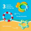 image:imageNuby Floating Octopus with 3 Hoopla Rings  Baby amp Toddler Bath Toy  No Hole Design Keeps Moisture Out  Fine Motor Skills  18 Months  Great Baby Pool ToysFloating Octopus with Hoopla Rings
