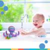 image:imageNuby Floating Octopus with 3 Hoopla Rings  Baby amp Toddler Bath Toy  No Hole Design Keeps Moisture Out  Fine Motor Skills  18 Months  Great Baby Pool ToysFloating Octopus with Hoopla Rings