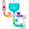 image:imageNuby Penguin Slide Bath Toy Play Set with 4 Bath Squirters  Baby Bath Toys for Boys and Girls 12 Months  Suction Cup Toy Attaches to Shower WallWacky Waterworks Pipes