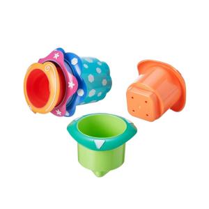 image:imageNuby 5Piece Splish Splash Bath Time Stacking CupsStacking Splish Splash Cups