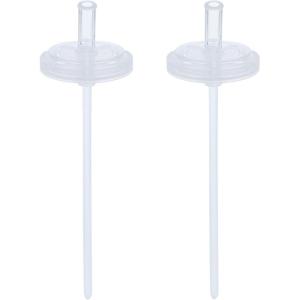 image:imageNuby Thirsty Kids Active Silicone Straw Replacements  Compatible with Nuby FlipIt Stainless Steel Water Canteen  2 Pack Bottom Straws  Dishwasher Safe