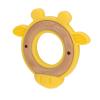 image:imageNuby Natural Wood Teether with Soft Silicone Minimalist Design Easy to Clean Giraffe Yellow