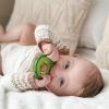 image:imageNuby Silicone Avocado Teether with Spinning Wood Seed 3 Months