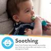 image:imageNuby Tube Teether  2Pack Baby Teething Toy  3 Months  Elephant and GiraffeElephant  Giraffe